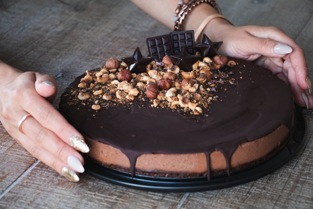 Gâteau chocolat noisette sans cuisson - recette paléo