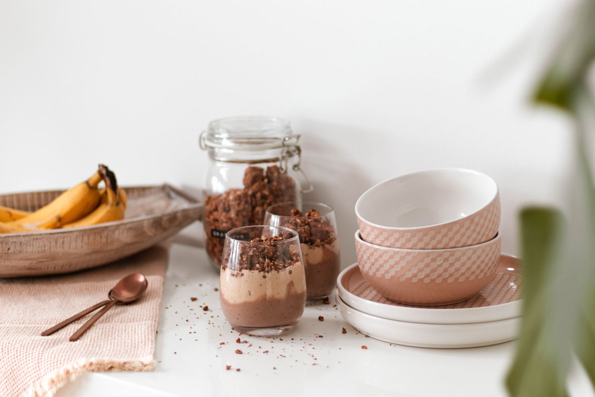 recette de parfait aux bananes paléo