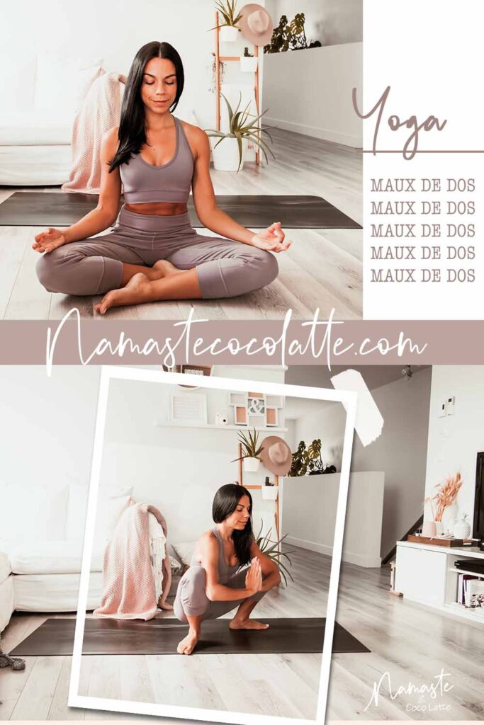 Routine de yoga douce pour soulager le bas du dos | Namasté & Coco Latté