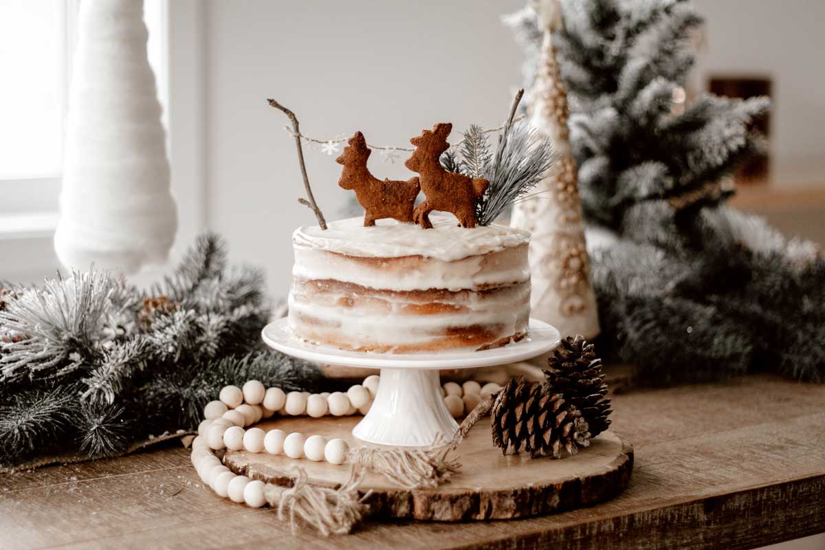 Recette | Naked Cake paléo d’inspiration Woodland