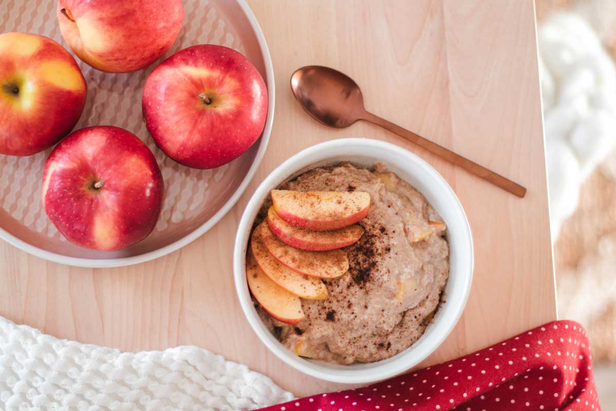 Recette | Porridge paléo pommes et cannelle