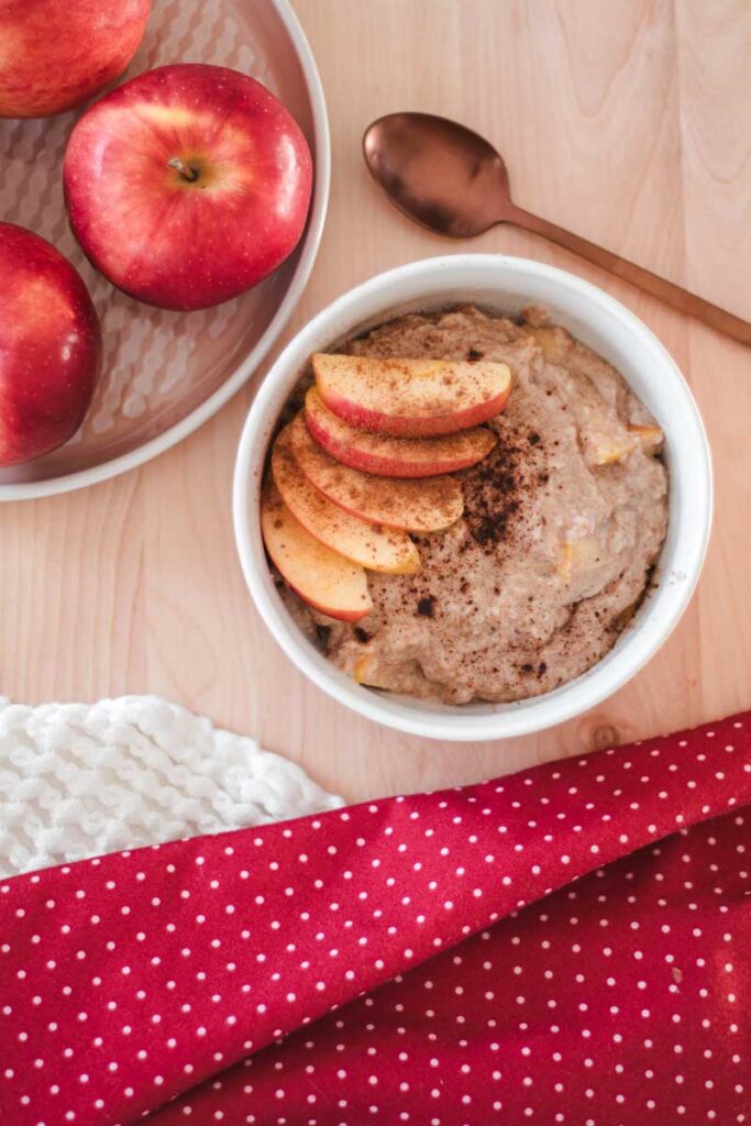 Recette | Porridge paléo pommes et cannelle