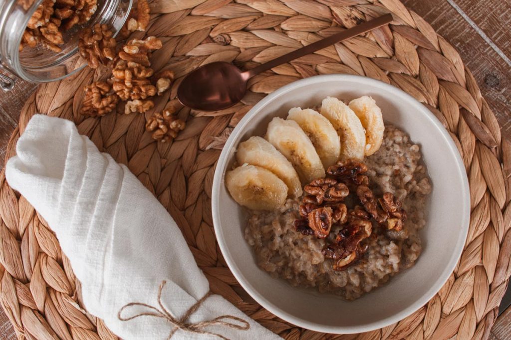 Recette de gruau aux bananes | Namasté & Coco Latté