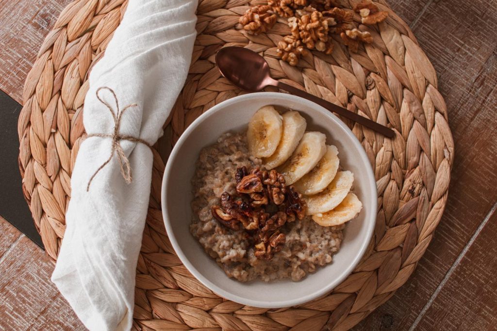 Recette de gruau aux bananes | Namasté & Coco Latté